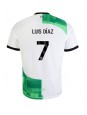 Liverpool Luis Diaz #7 Vieraspaita 2023-24 Lyhythihainen
